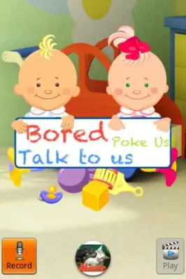 Talking Baby Twins android App screenshot 1