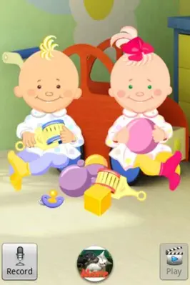 Talking Baby Twins android App screenshot 4